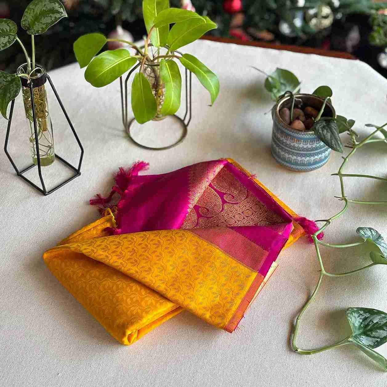 Handloom Kanchipuram 4 Ply Silk Saree