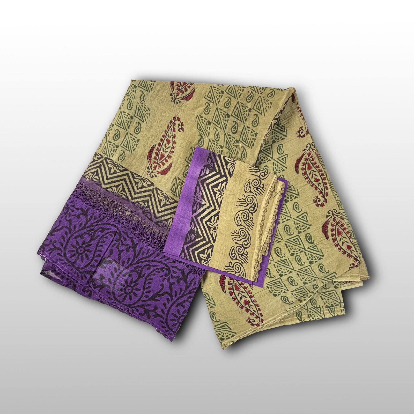 Crosia Cotton Saree (GVS 4225)(A)