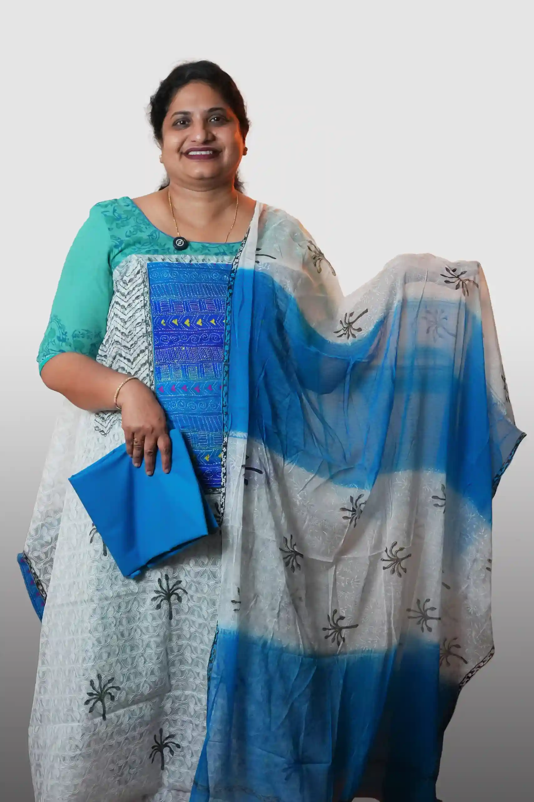 Tepchi Kota with Block Prints (GVD 2234)