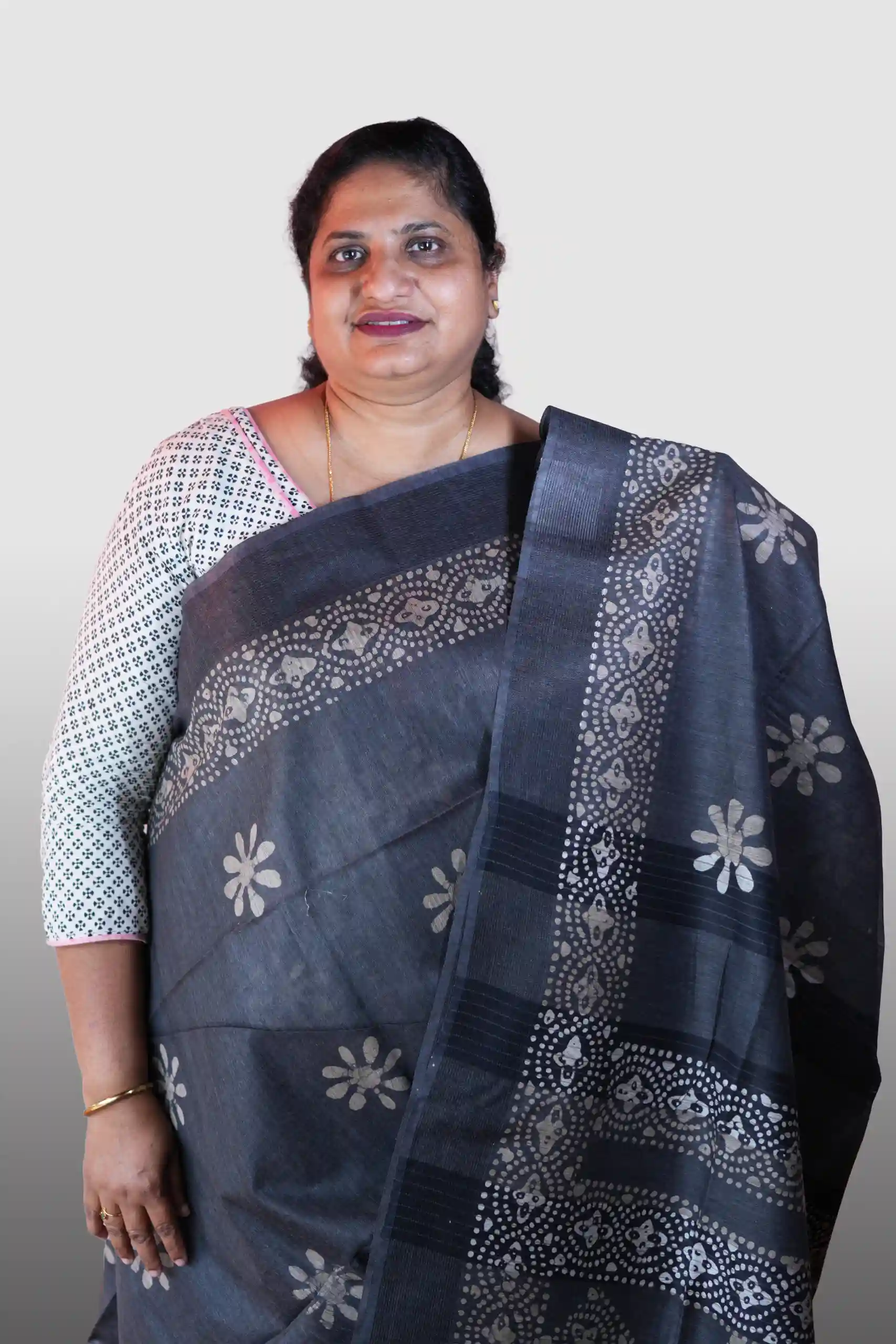 Semi Tussar Saree (GVS 3446)