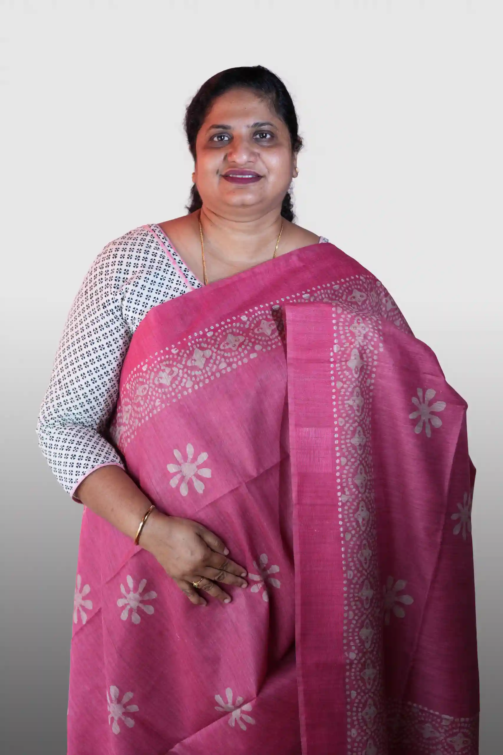 Semi Tussar Saree (GVS 3448)