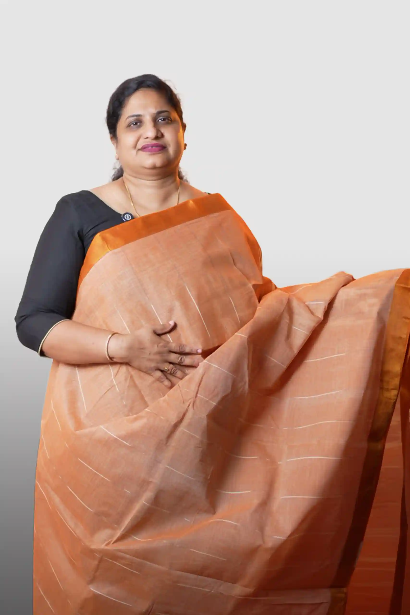Handloom Bengal Cotton Saree (GVS 3890)
