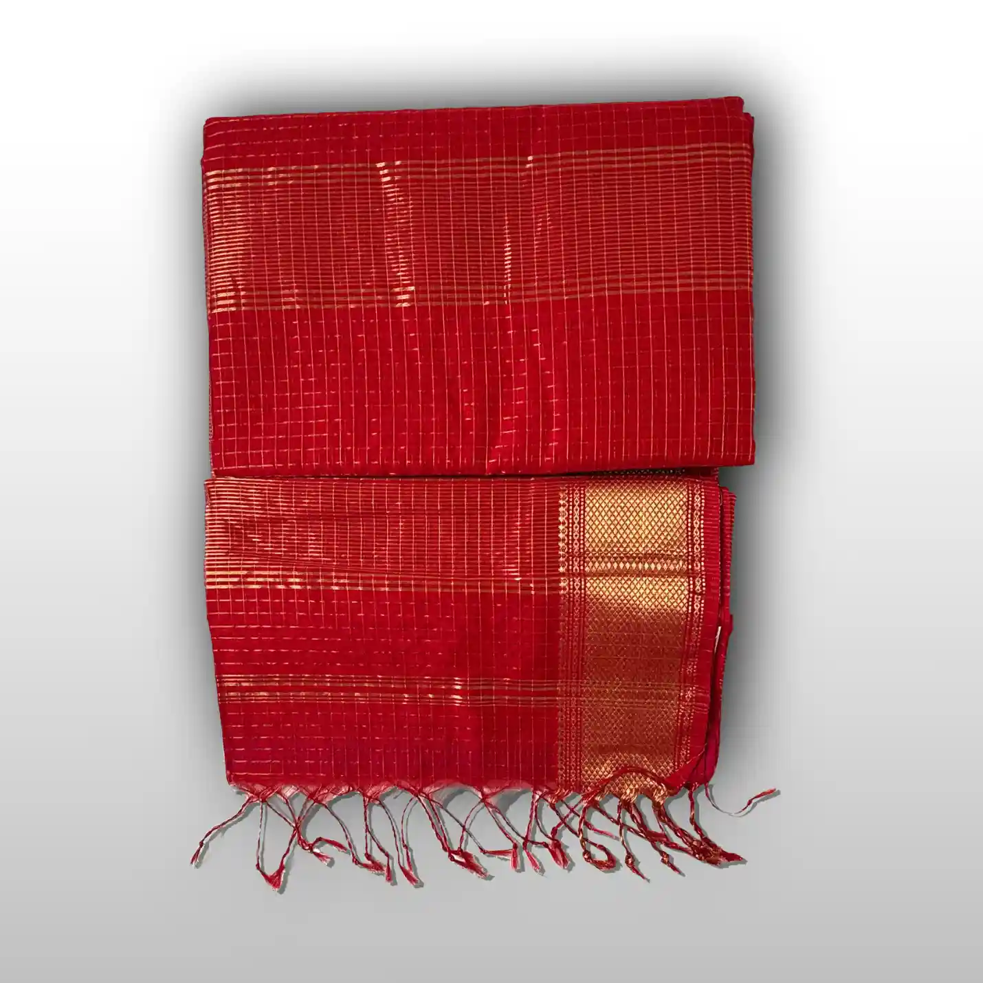 Handloom Maheshwari Silk Cotton Saree (GVS 4355)