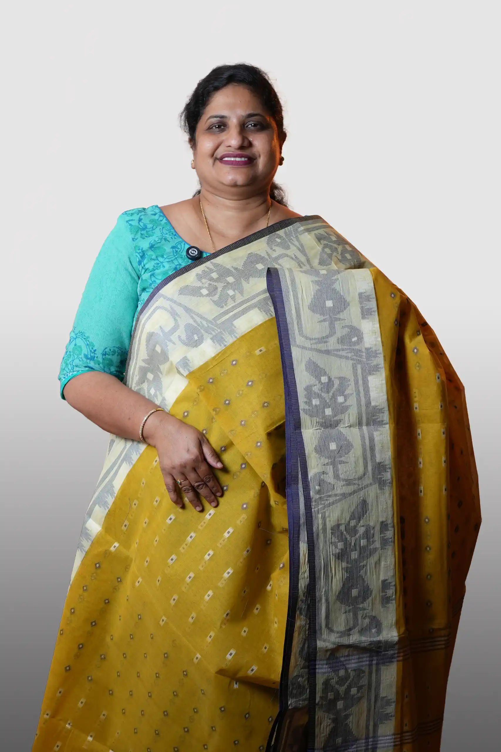 Handloom Bengal Cotton Saree (GVS 3860)