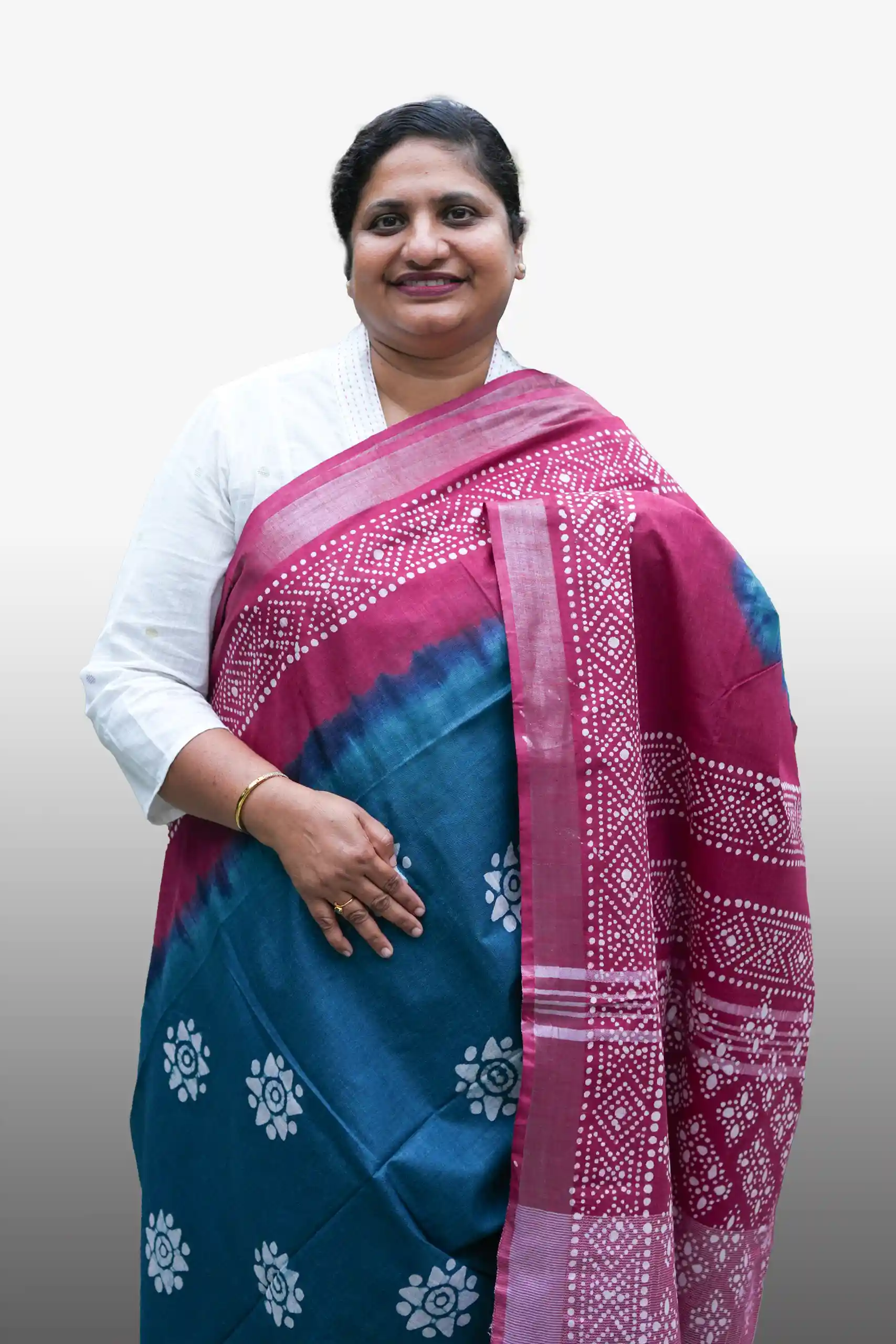 Slub Linen Saree (GVS 3422)