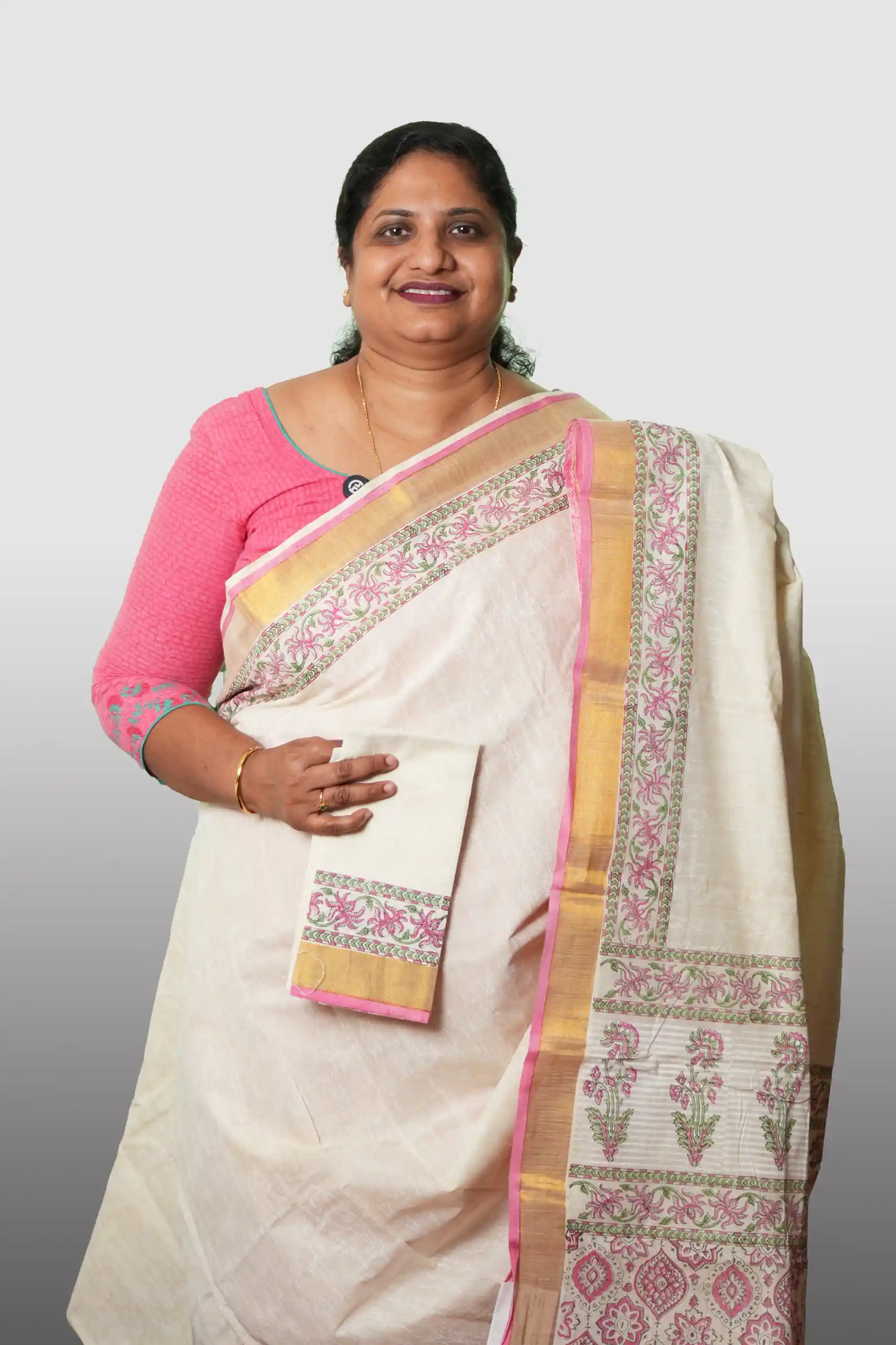 Kerala Cotton Saree (GVS 3814)