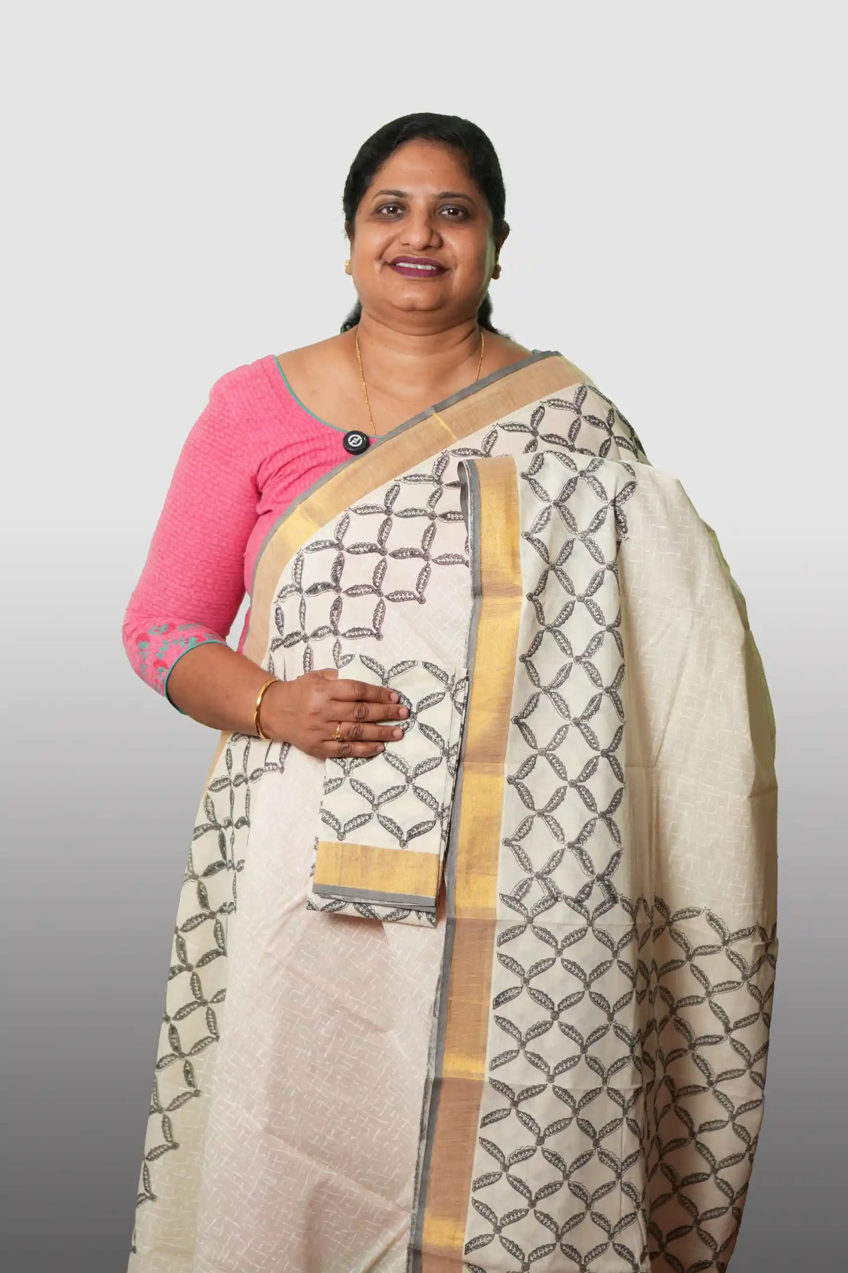 Kerala Cotton Saree (GVS 3819)