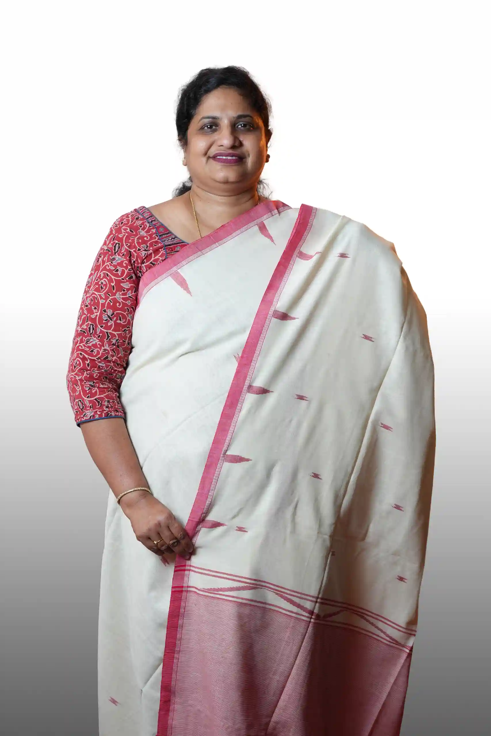 Handloom Khadi Cotton Saree (GVS 4378)