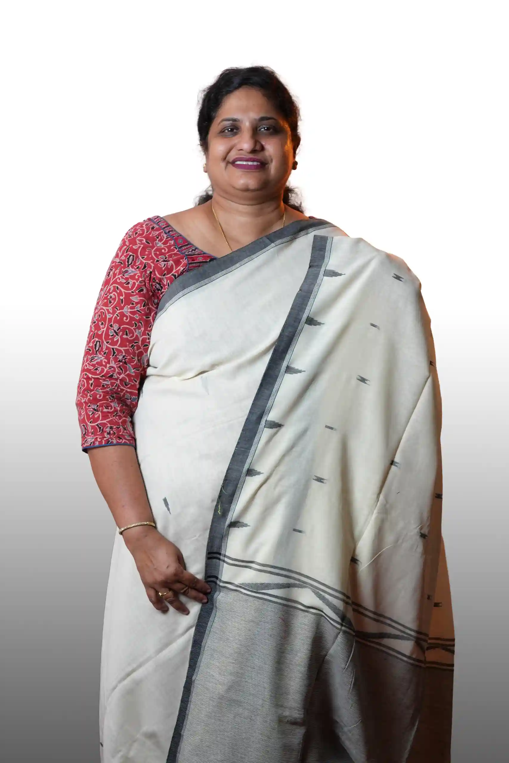 Handloom Khadi Cotton Saree (GVS 4379)