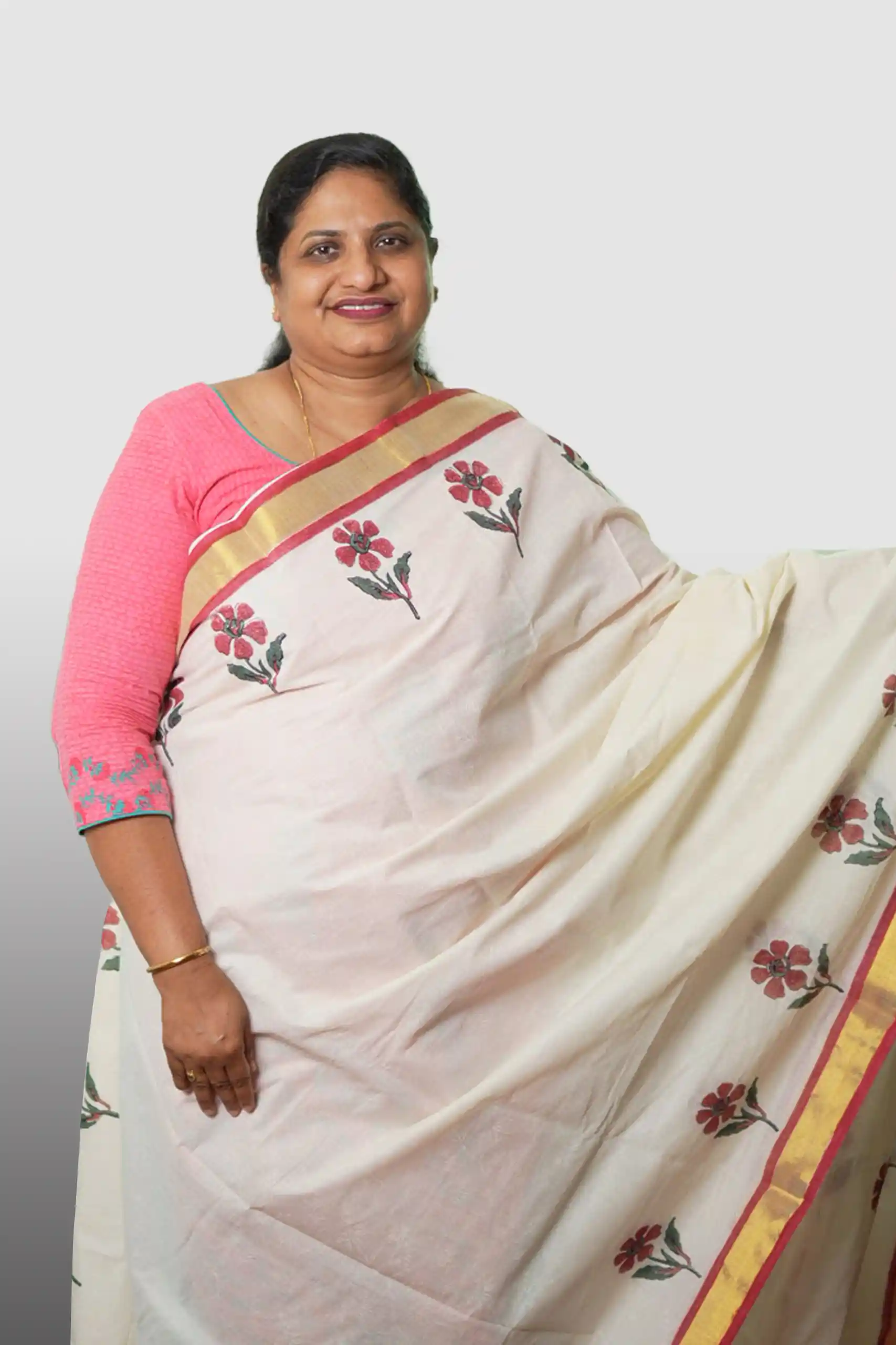 Kerala Cotton Saree (GVS 4402)