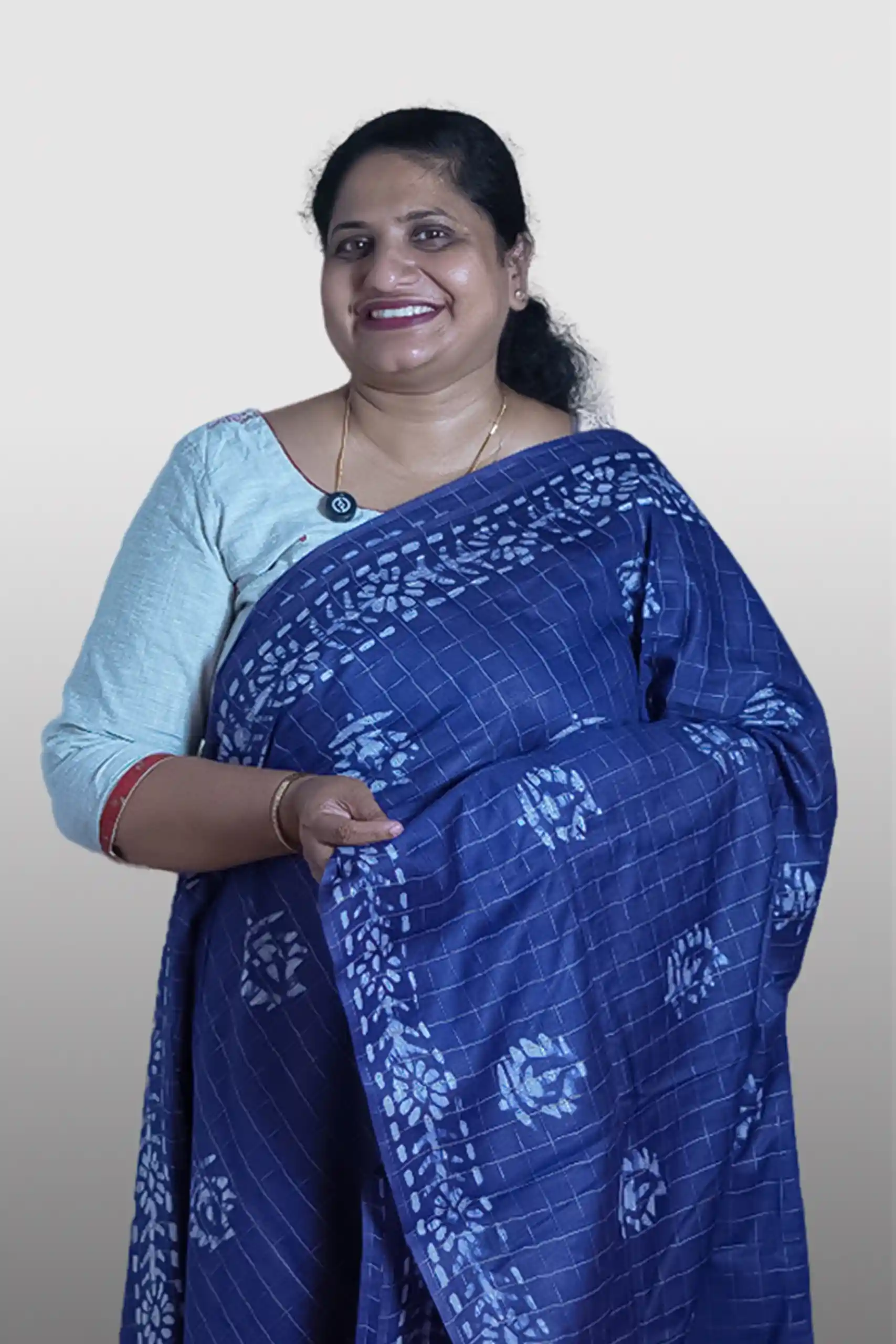 Semi Tussar with Screen Prints (GVS 4131)