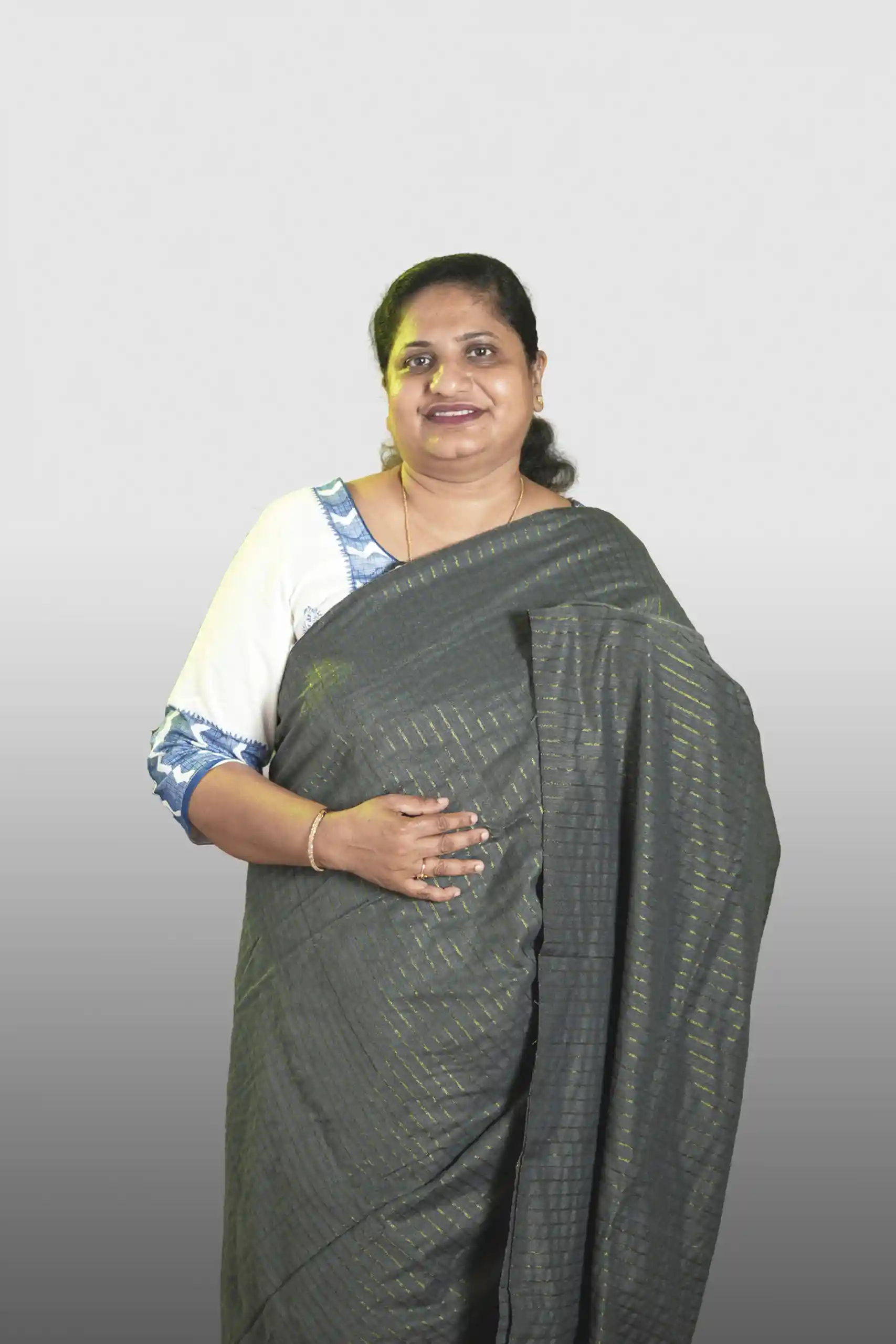 Handloom Khadi Cotton Saree (GVS 3360)