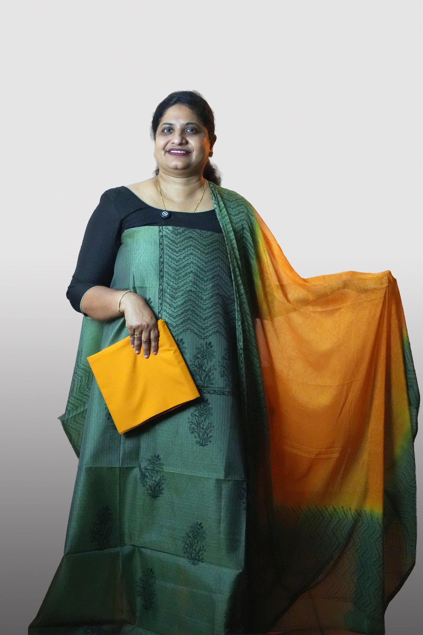 Noil Kotha With Block Prints (GVD 2225)