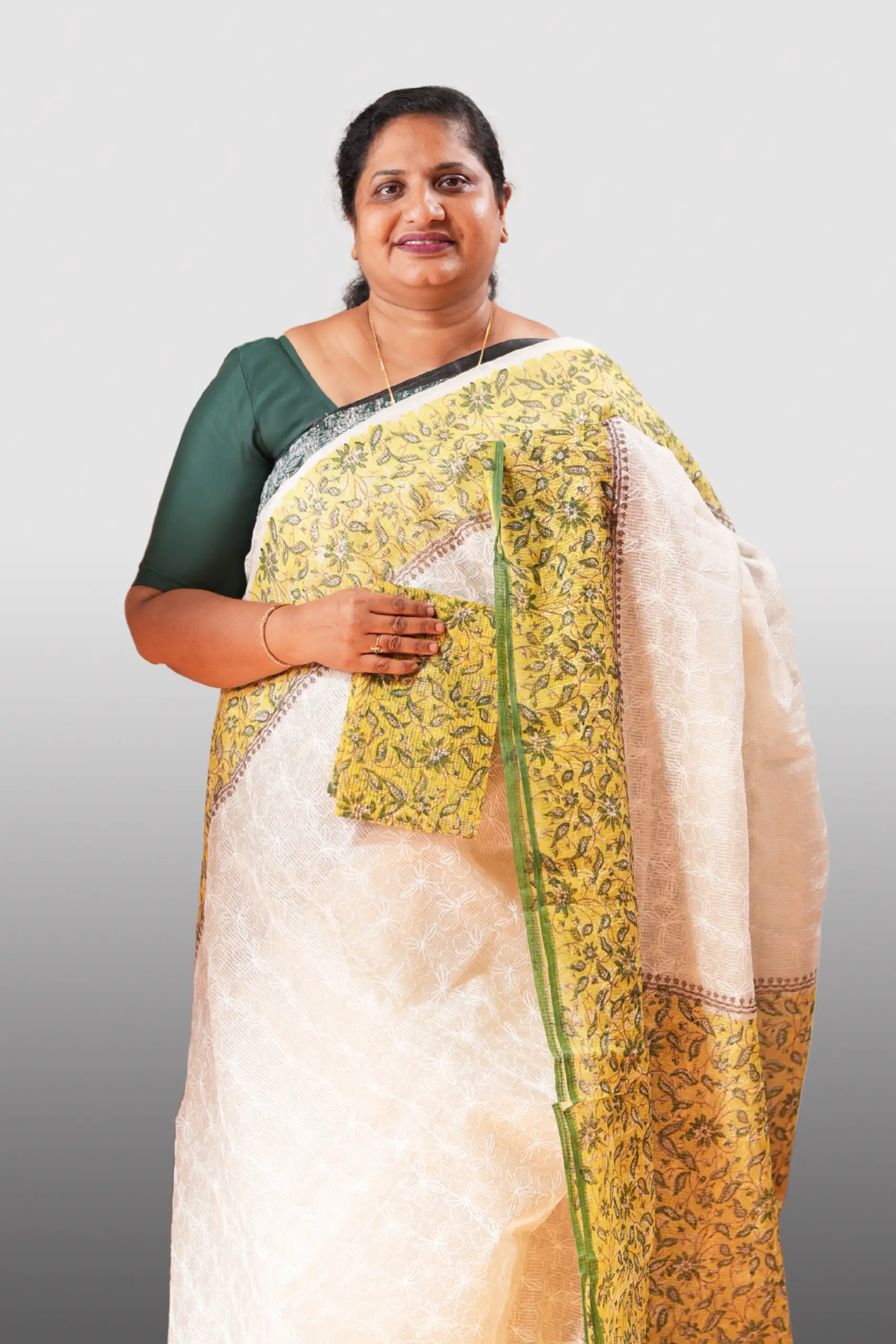 Tepchi Kota With Block Prints (GVS 3925)