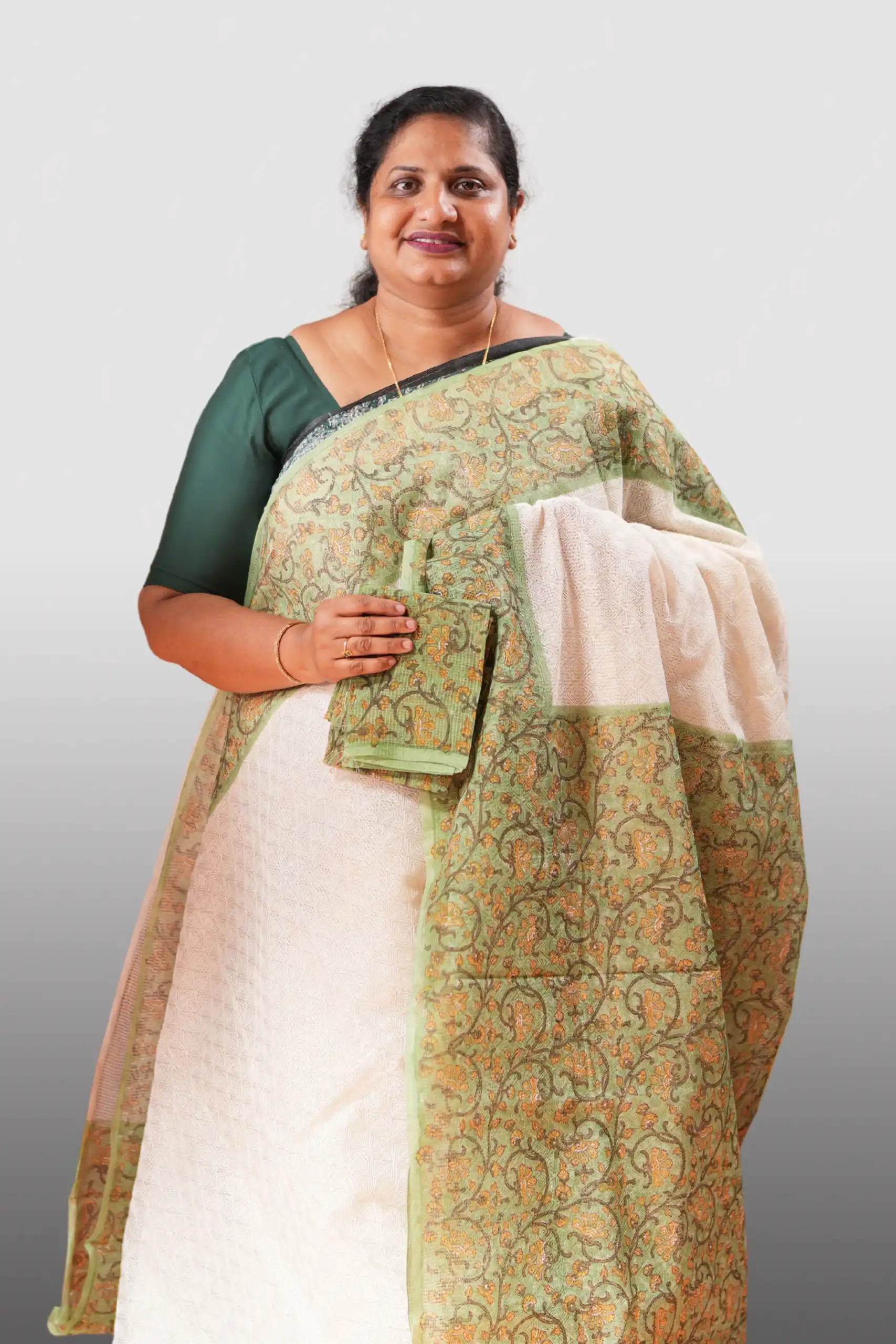 Tepchi Kota With Block Prints (GVS 4035)