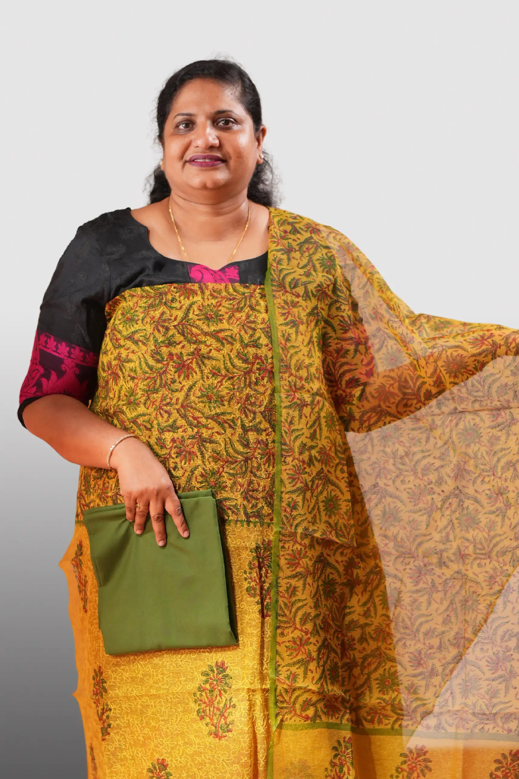 Tepchi Kota With Block Prints (GVD 2267)