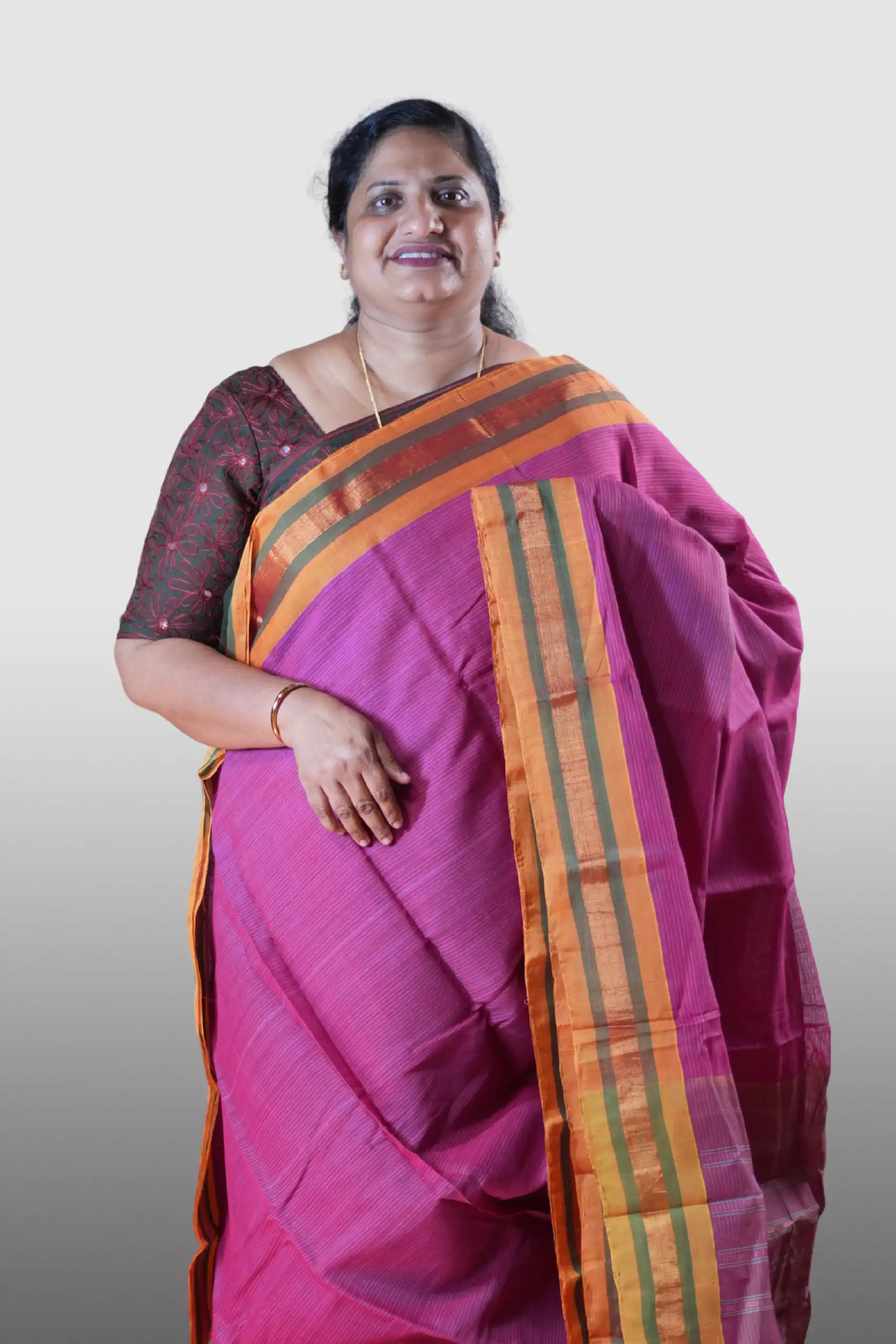Handloom Gadwal Cotton Saree (GVS 1703)