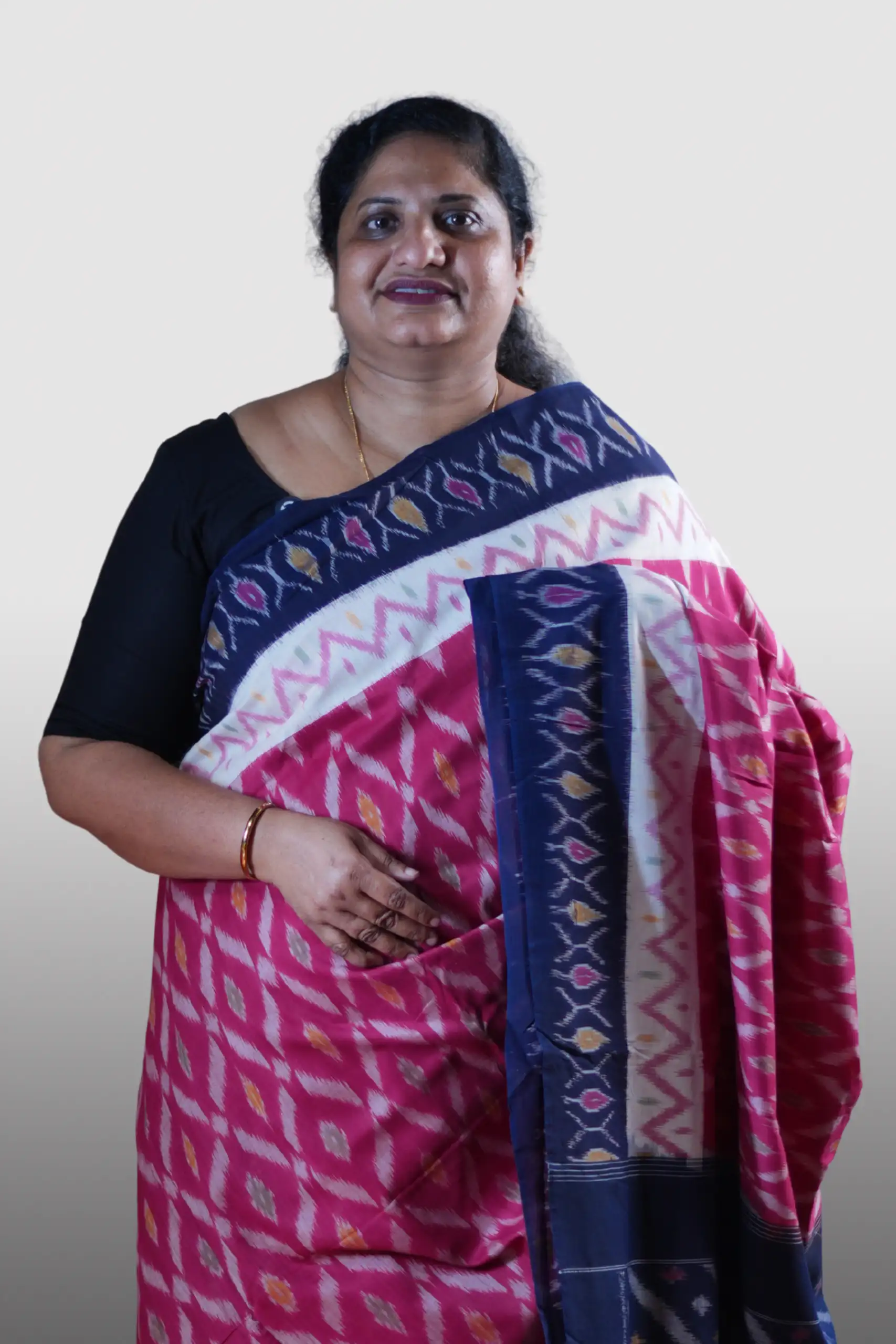 Handloom Ikkat Cotton Saree (GVS 3360)