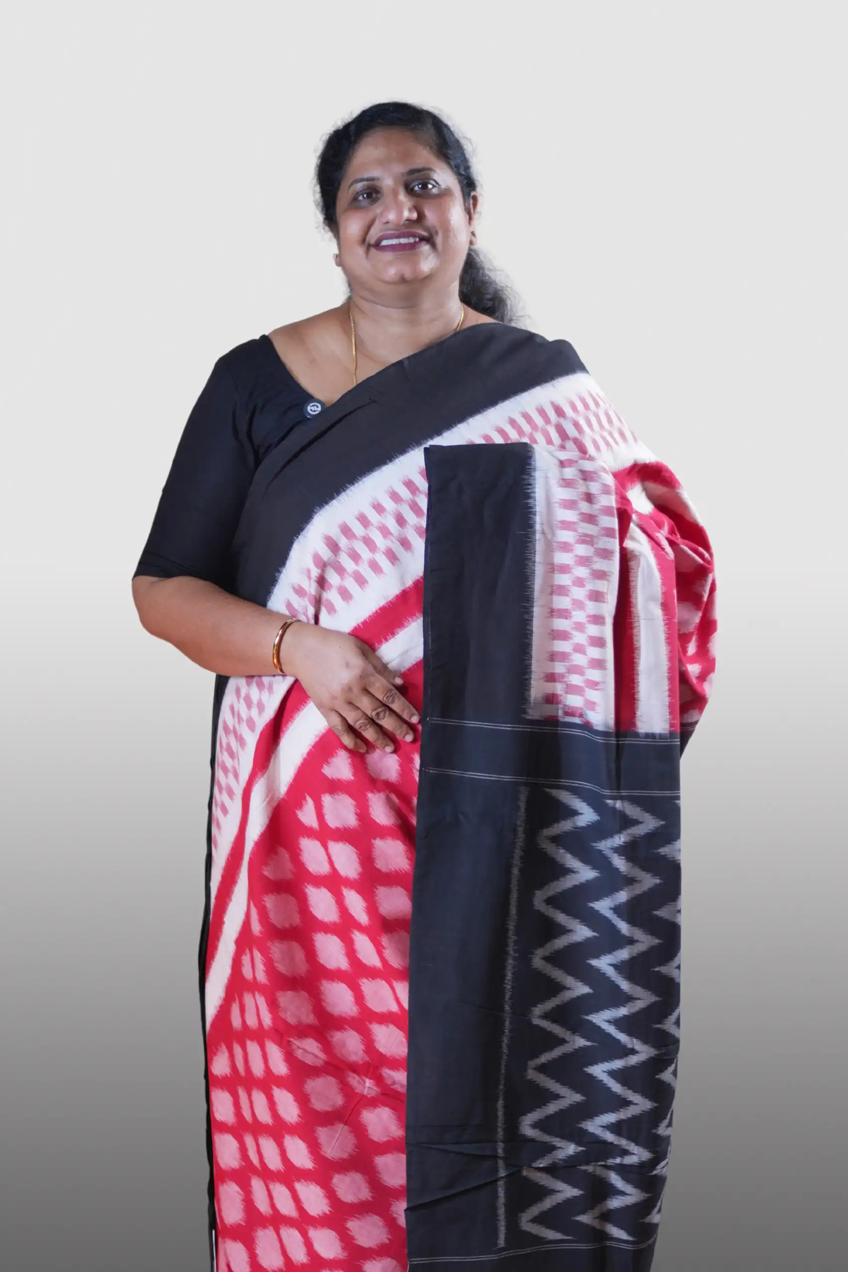 Handloom Ikkat Cotton Saree (GVS 1169)
